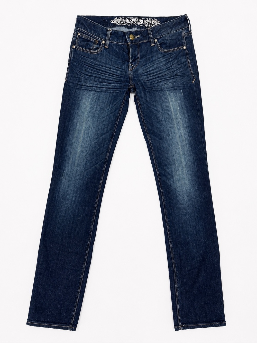 Express Stella Low Rise Skinny Jeans Dark Wash Size 0R